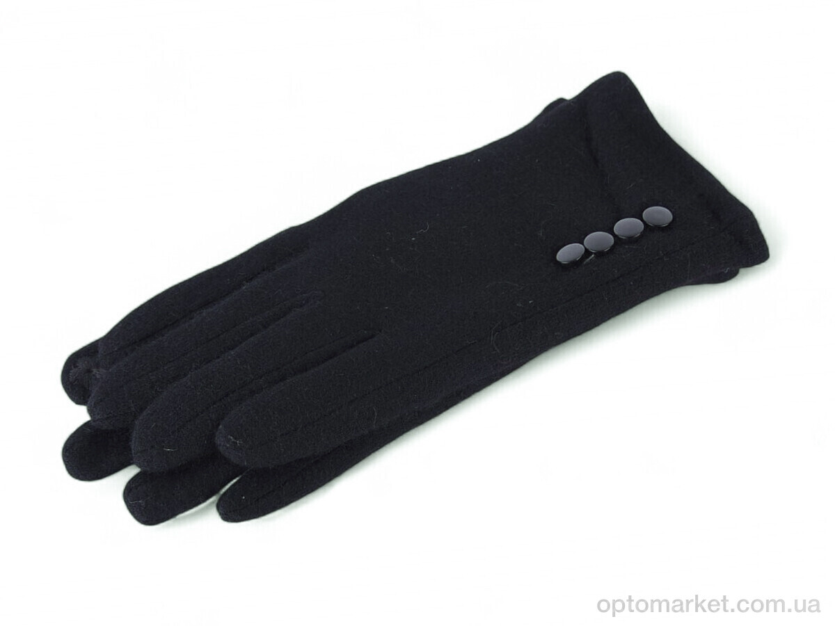 Купить Рукавички жіночі 6-35 black Anjela чорний, фото 1