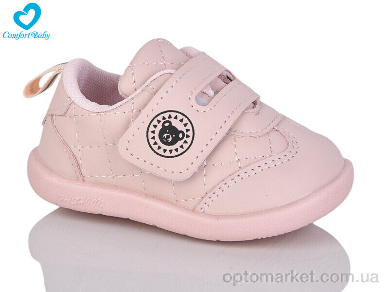 Купить Кросівки дитячі 60-3 (11.5-13.5 см) рожев Comfort-baby рожевий, фото 1