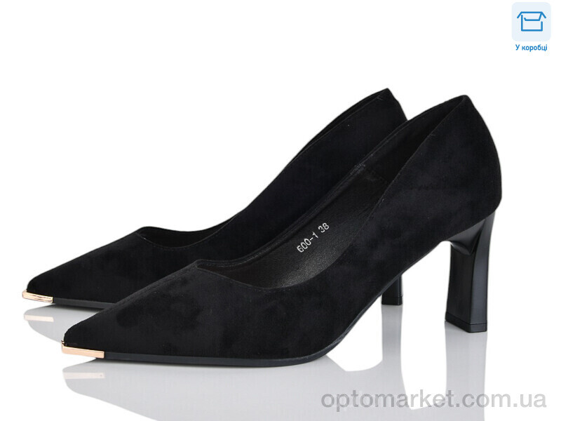 Купить Туфлі жіночі 600-1 Lemon чорний, фото 1