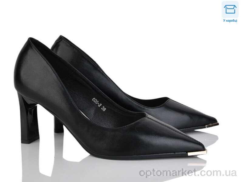 Купить Туфлі жіночі 600-2 Lemon чорний, фото 1