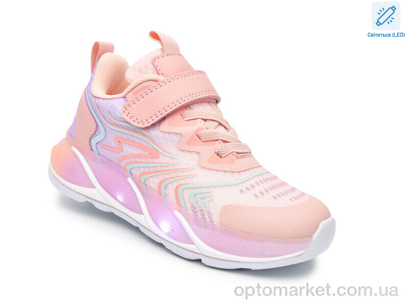 Купить Кросівки дитячі 60002K LED Bi&Ki рожевий, фото 1
