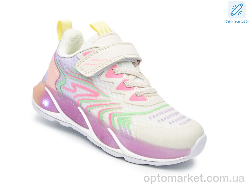 Купить Кросівки дитячі 60002M LED Bi&Ki бежевий, фото 1