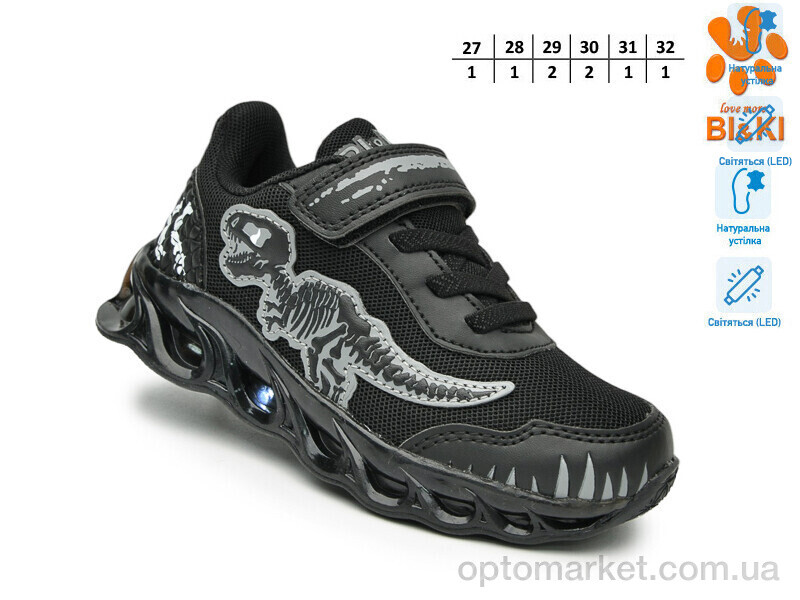 Купить Кросівки дитячі 60005A LED Bi&Ki чорний, фото 2