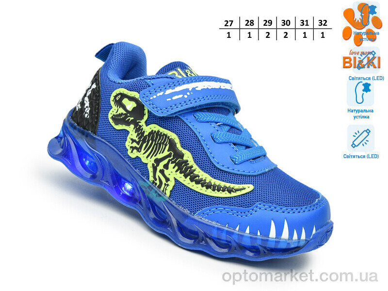 Купить Кросівки дитячі 60005F LED Bi&Ki синій, фото 2
