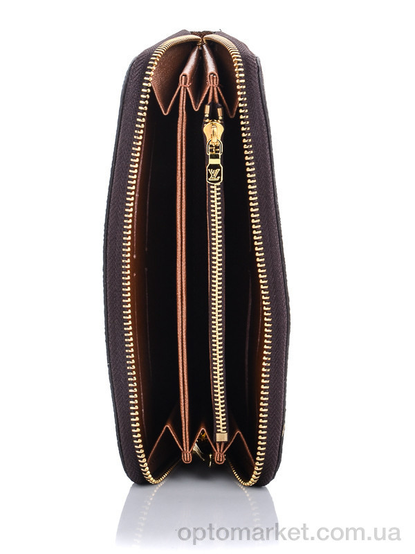 Купить Гаманець женский 60017 brown L.uis Vuitton коричневий, фото 4