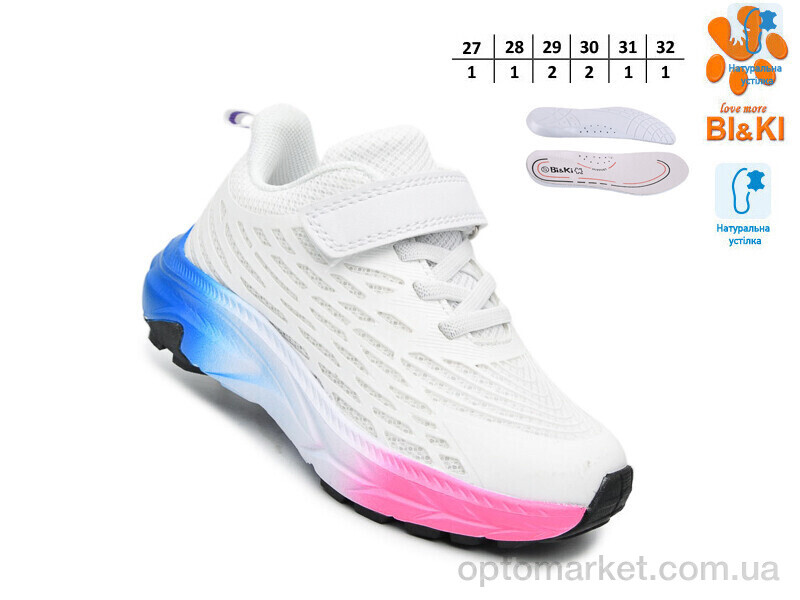 Купить Кросівки дитячі 60025A Bi&Ki білий, фото 5
