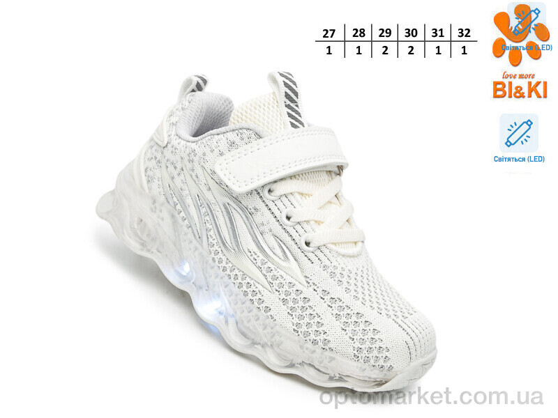 Купить Кросівки дитячі 60026A LED Bi&Ki сірий, фото 4