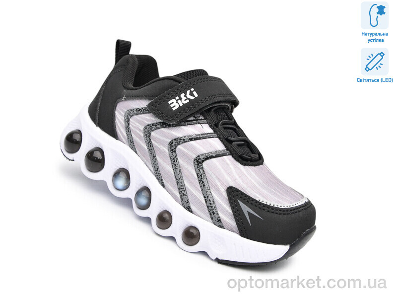 Купить Кросівки дитячі 60027C LED Bi&Ki сірий, фото 1