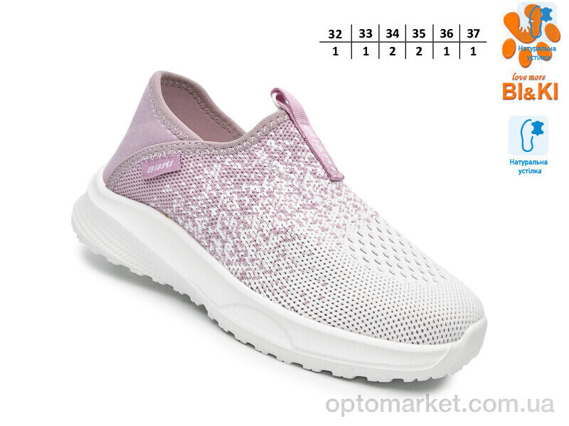 Купить Кросівки дитячі 60032D Bi&Ki рожевий, фото 2