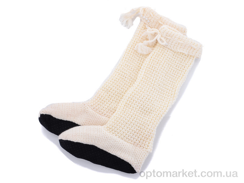 Купить Гольфи жіночі 601 домашняя обувь  вязан.молочные АКЦИЯ Slippers білий, фото 1