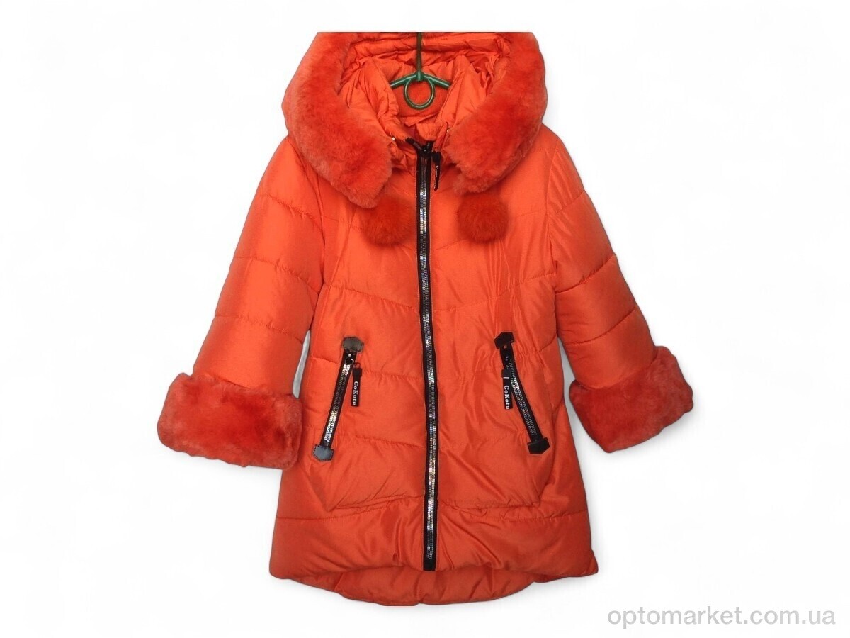 Купить Куртка дитячі 6010 помаранчевий Mitniyka помаранчевий, фото 2