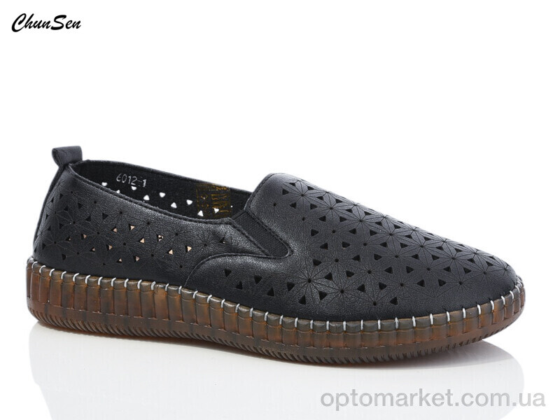 Купить Туфлі жіночі 6012-1 Chunsen чорний, фото 1