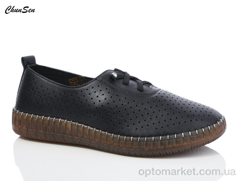 Купить Туфлі жіночі 6013-1 Chunsen чорний, фото 1