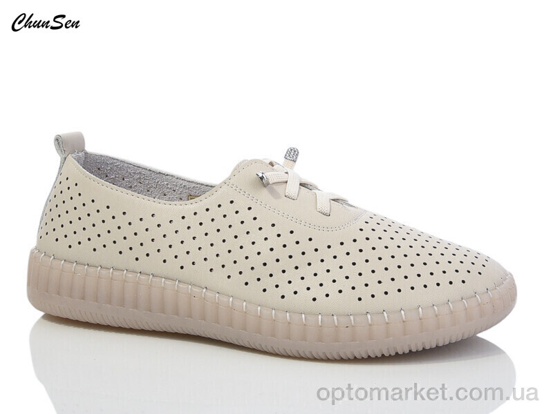 Купить Туфлі жіночі 6013-7 Chunsen бежевий, фото 1