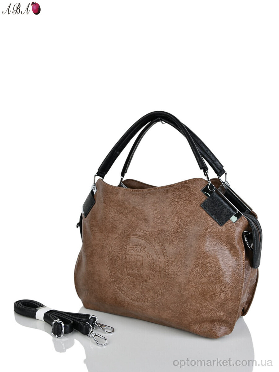 Купить Сумка женская 6015 brown Aba коричневий, фото 1