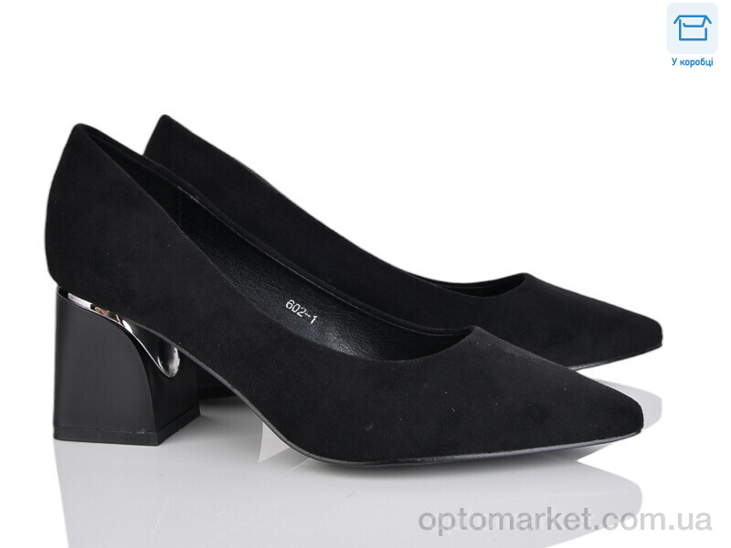 Купить Туфлі жіночі 602-1 Lemon чорний, фото 1