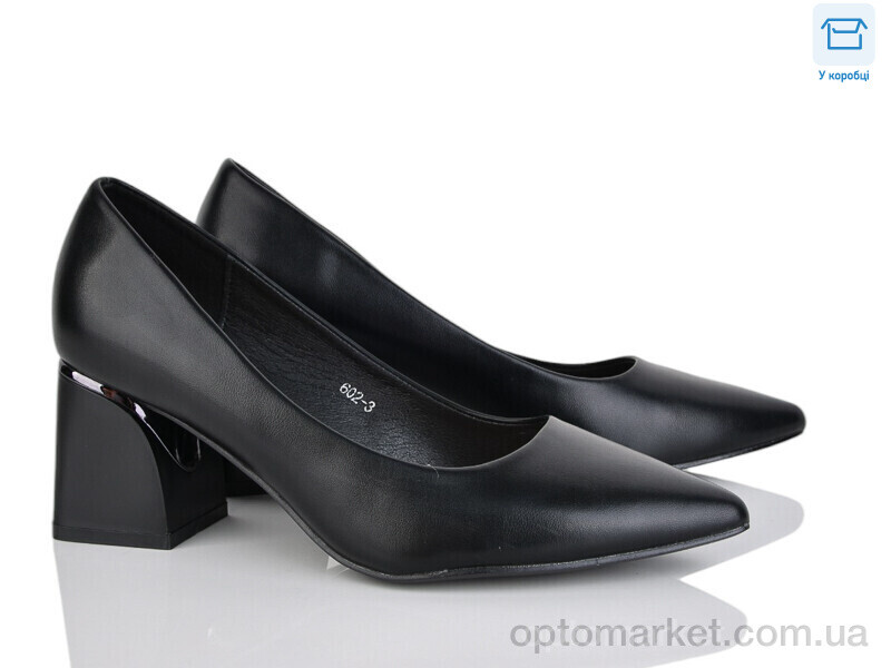 Купить Туфлі жіночі 602-3 Lemon чорний, фото 1