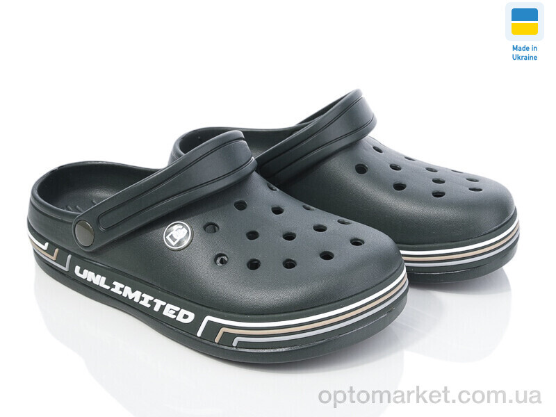 Купить Крокси жіночі 602 т.зелений Dago зелений, фото 1