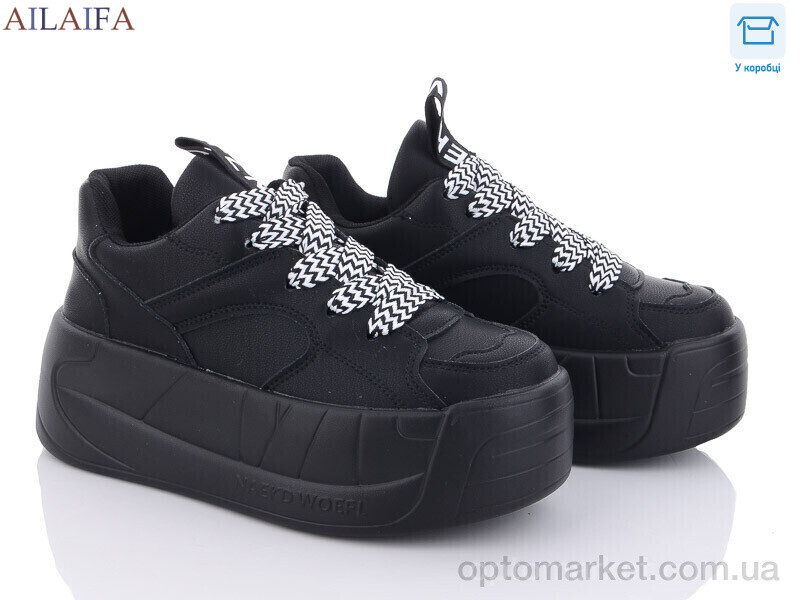 Купить Кросівки жіночі 603-1 Aelida чорний, фото 1