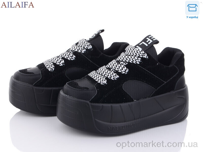 Купить Кросівки жіночі 603 Aelida чорний, фото 1