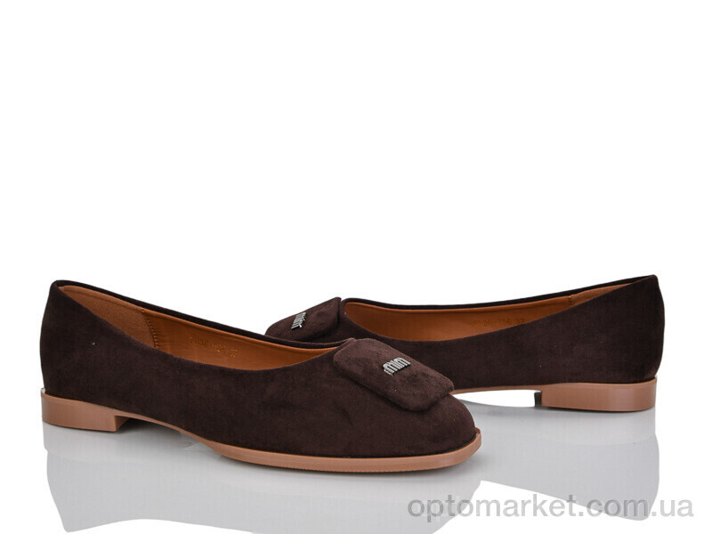 Купить Балетки жіночі 6036-156 Baijin коричневий, фото 1