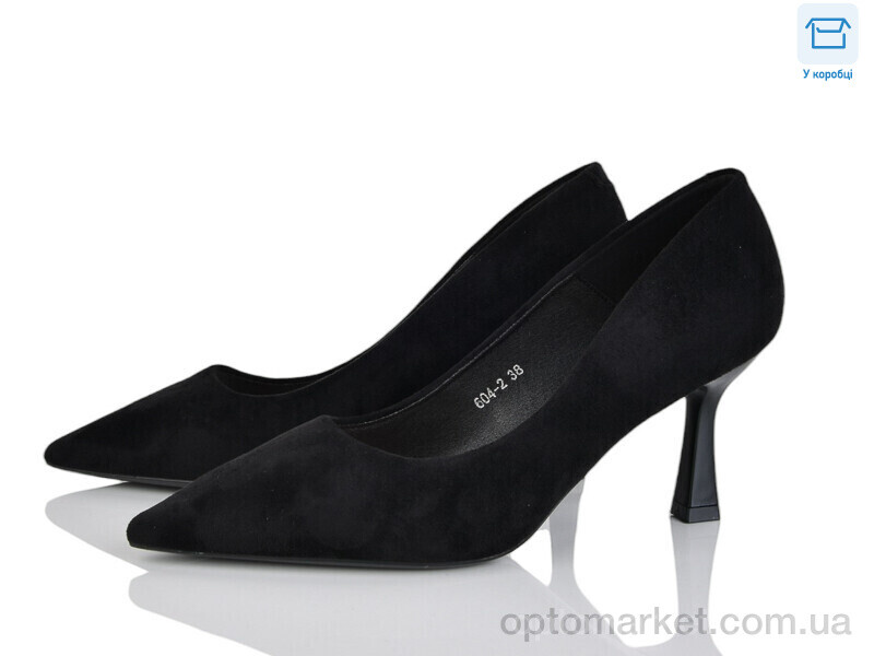 Купить Туфлі жіночі 604-2 Lemon чорний, фото 1