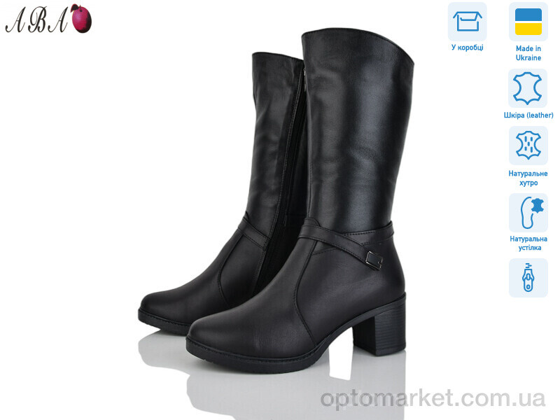 Купить Чоботи жіночі 605-1 чорний DJUS SHOES чорний, фото 1