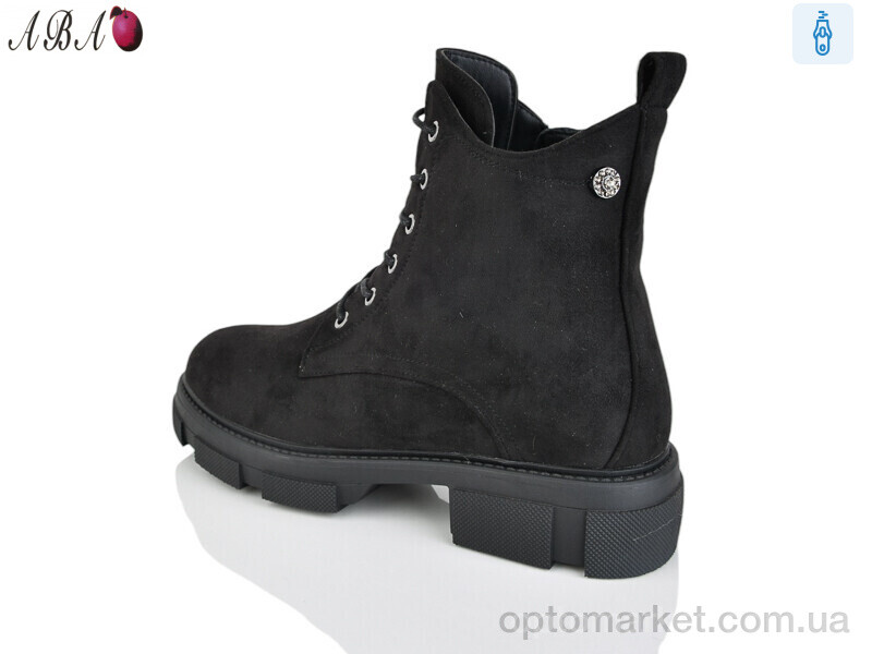 Купить Черевики жіночі 606-1 зима Jiao Li Mei чорний, фото 2