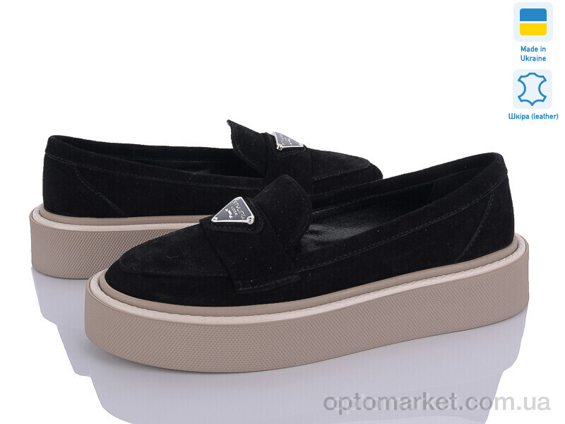 Купить Туфлі жіночі 606 чорний замш Под заказ G-AYRA чорний, фото 1