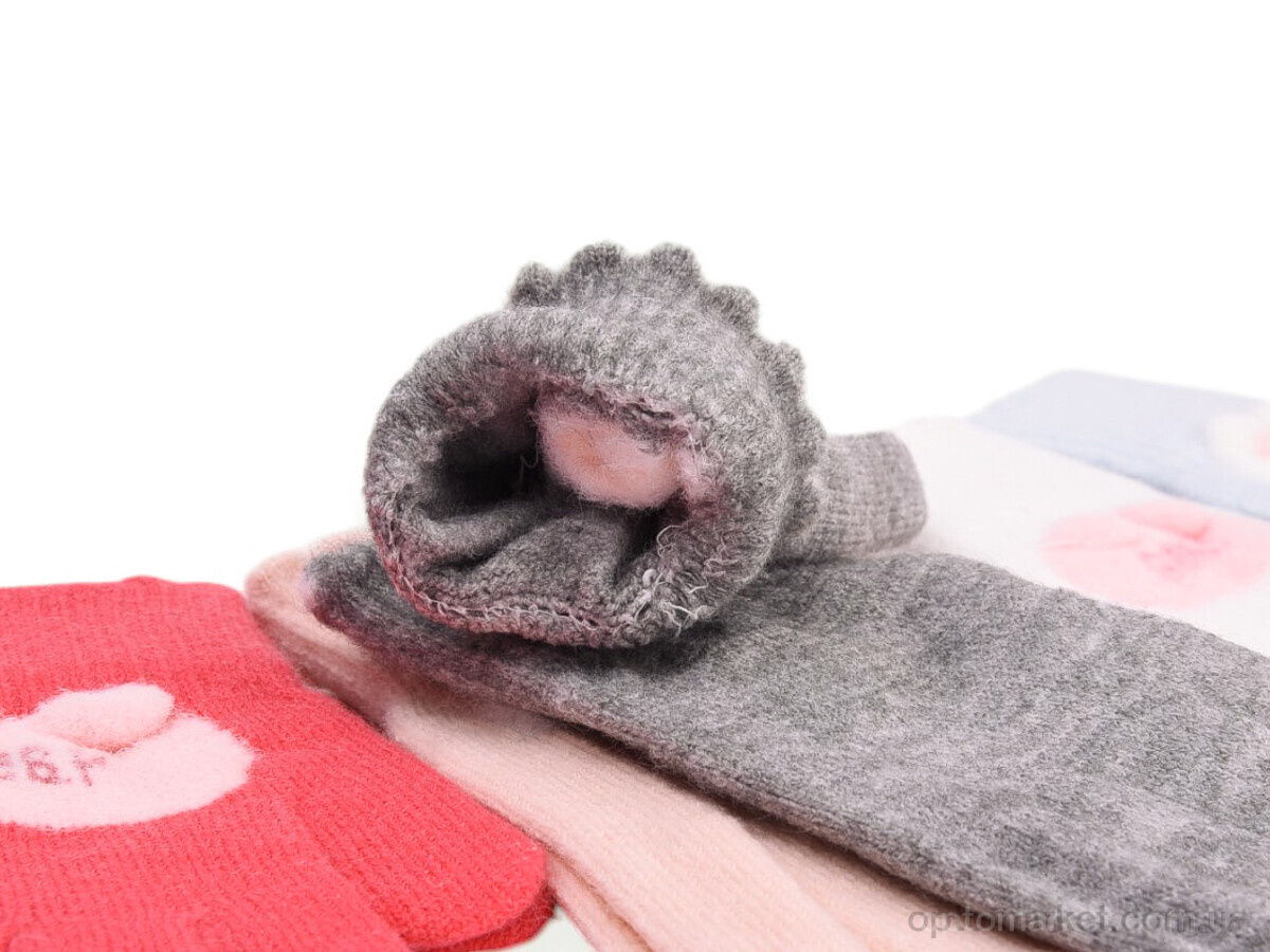 Купить Рукавички дитячі 6060 (з начосом) mix Henu мікс, фото 2