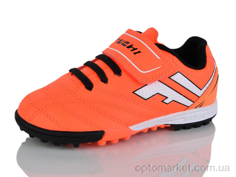 Купить Футбольне взуття дитячі 60621 помаранчевий Fuchi помаранчевий, фото 1