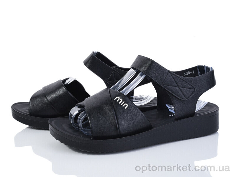 Купить Босоніжки жіночі 608-1 YAQINIAO чорний, фото 1