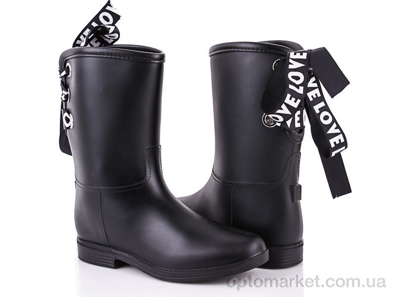 Купить Гумове взуття жіночі 608-1L черный Class Shoes чорний, фото 1