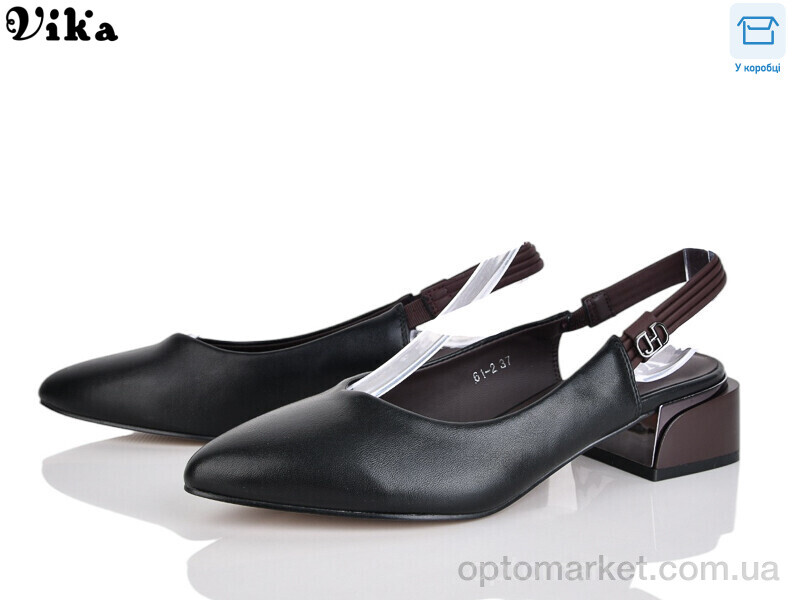 Купить Туфлі жіночі 61-2 Vika чорний, фото 1