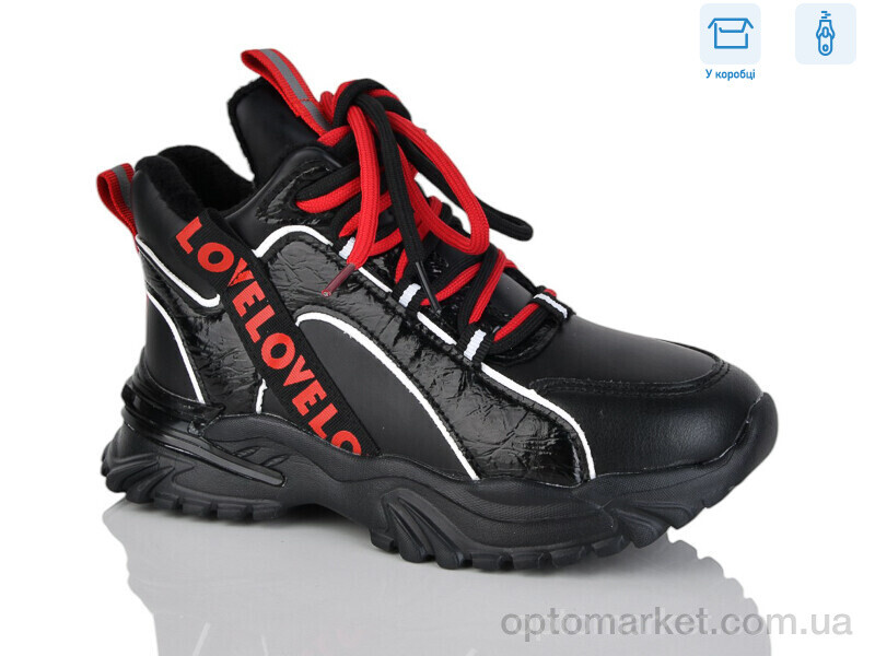 Купить Черевики дитячі 61-6-6307DY Y.Top чорний, фото 1