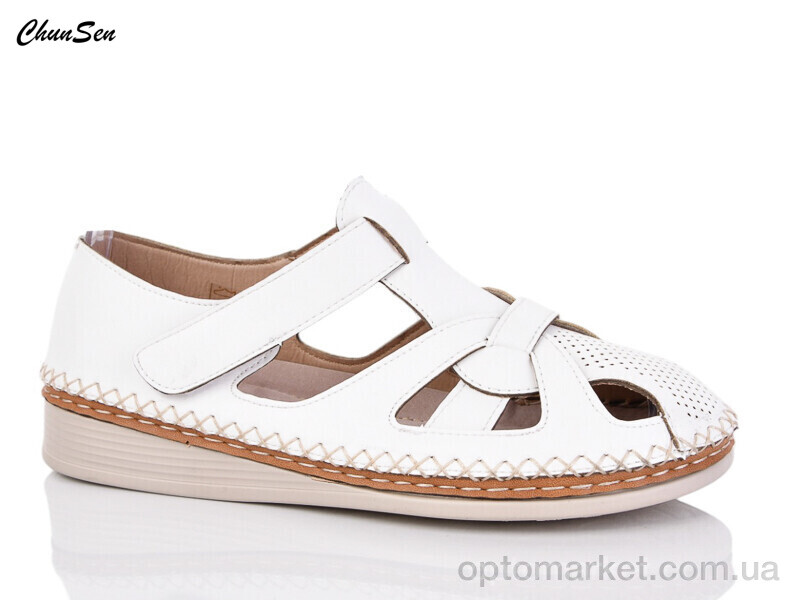 Купить Босоніжки жіночі 6102-3 Chunsen білий, фото 1
