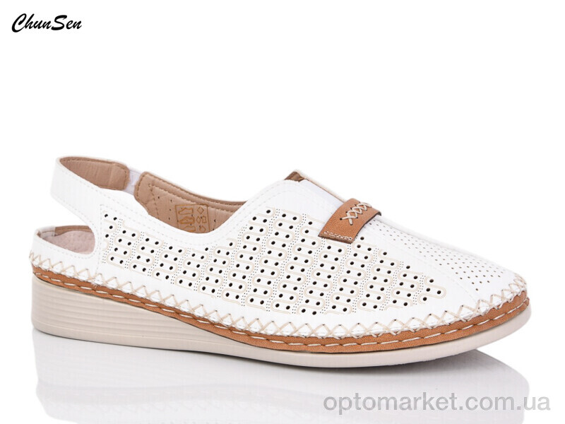 Купить Босоніжки жіночі 6103-3 Chunsen білий, фото 1