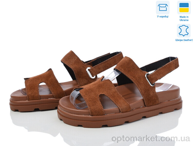 Купить Босоніжки жіночі 6105 кор.з. Под заказ G-Aira коричневий, фото 1