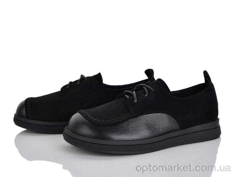 Купить Туфлі жіночі 6107-101 Baijin чорний, фото 1