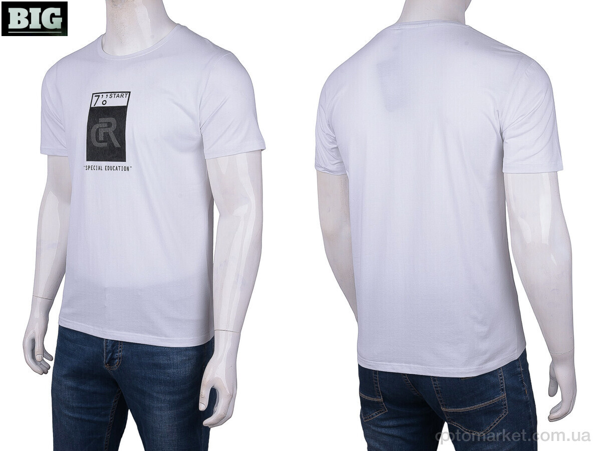 Купить Футболка чоловічі 6107 white GoodWood білий, фото 3