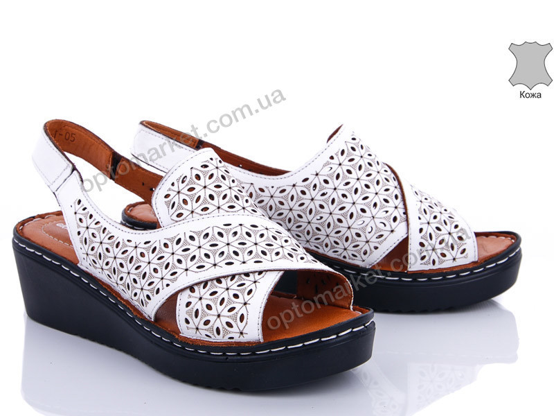 Купить Босоножки женские 6108-1-05 Grand Fashion белый, фото 1