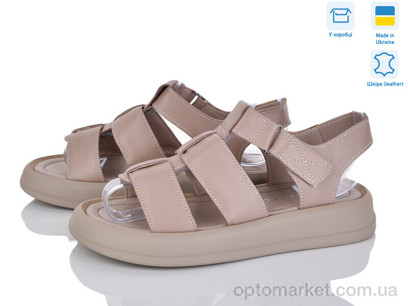 Купить Босоніжки жіночі 6109-8 Tamei бежевий, фото 1