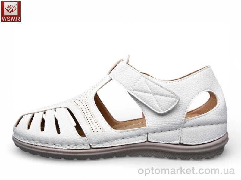Купить Босоніжки жіночі 612-2 WSMR білий, фото 1