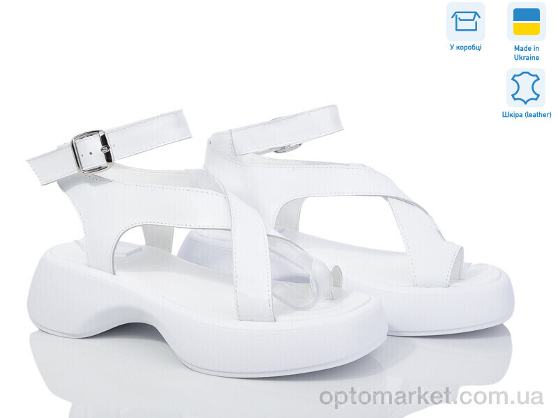 Купить Босоніжки жіночі 612 б.ш. G-Aira білий, фото 1