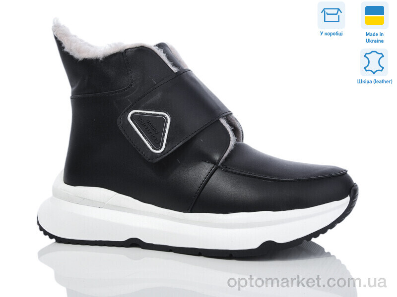 Купить Черевики жіночі 612 чорний к. Lena чорний, фото 1