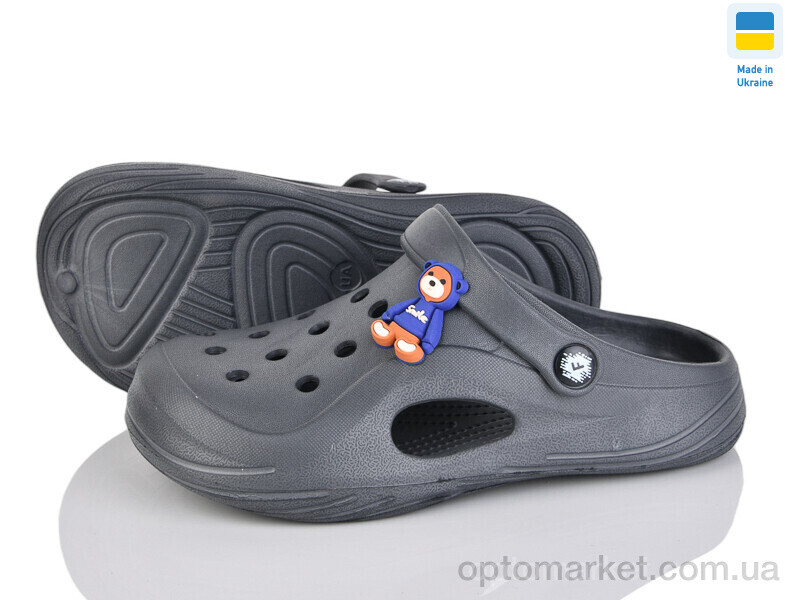 Купить Крокси дитячі 612 сірий Fogo сірий, фото 1
