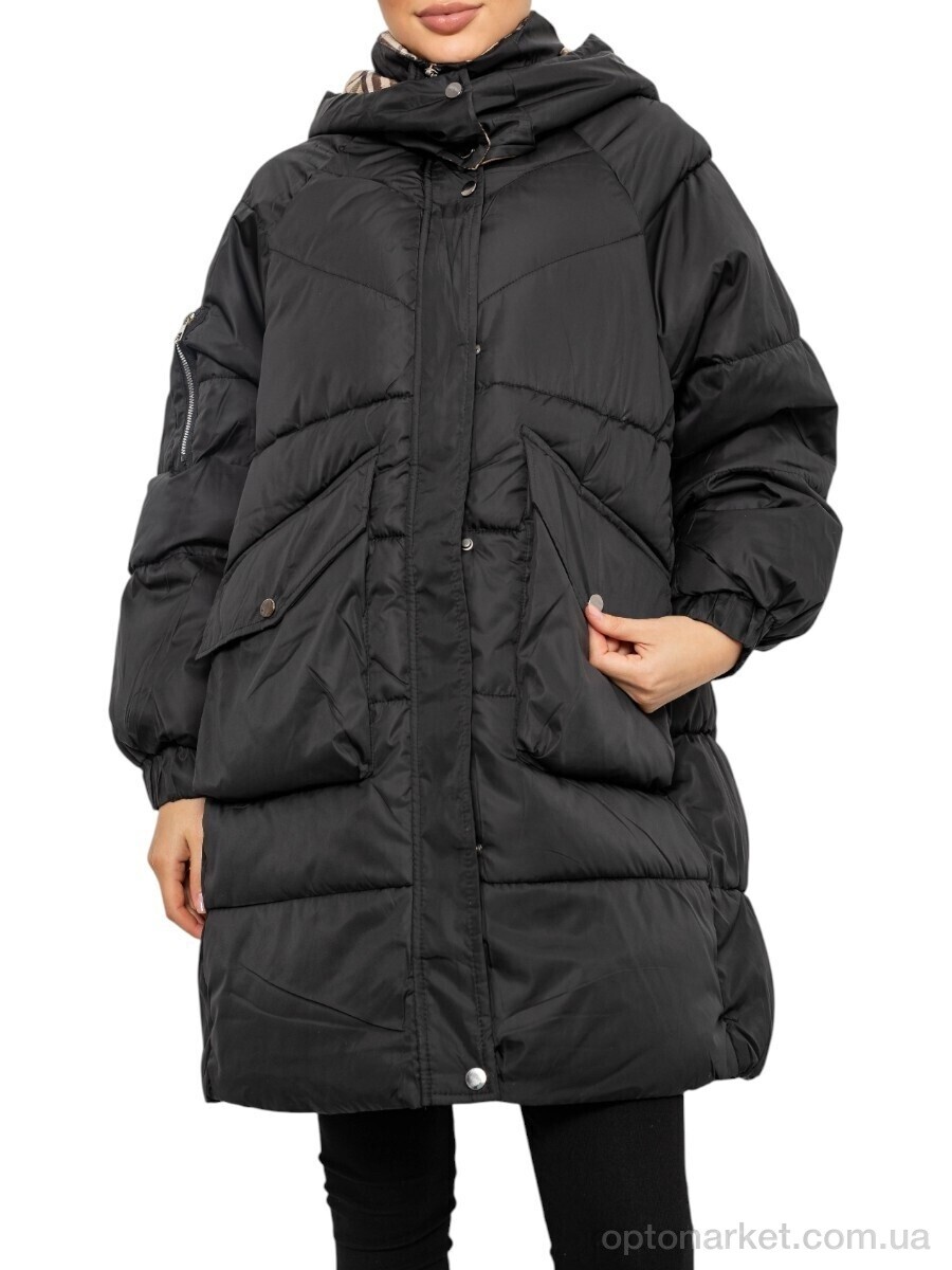 Купить Куртка жіночі 612A (12060) black Ming dian чорний, фото 1