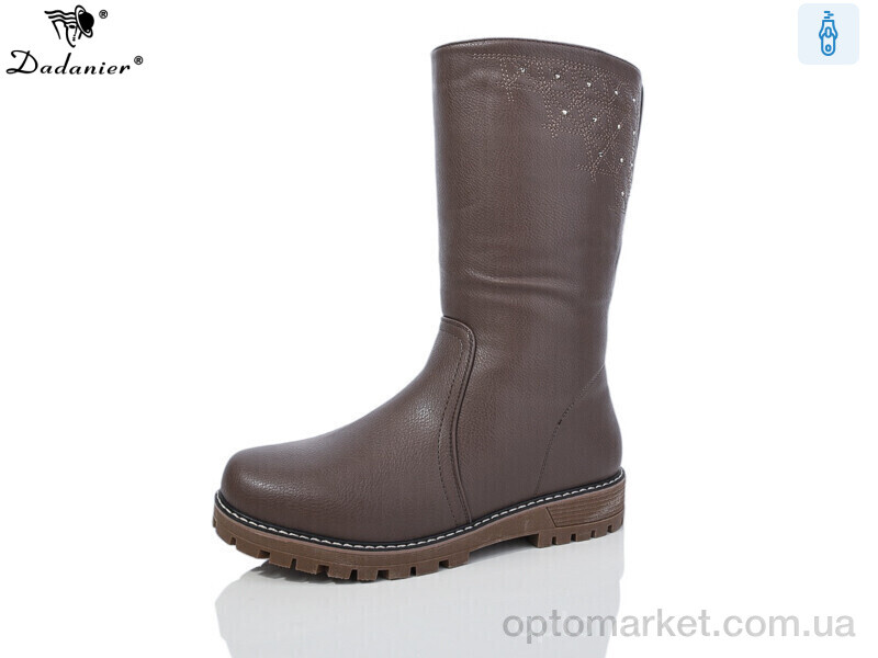 Купить Чоботи жіночі 613-69 Dadanier коричневий, фото 1