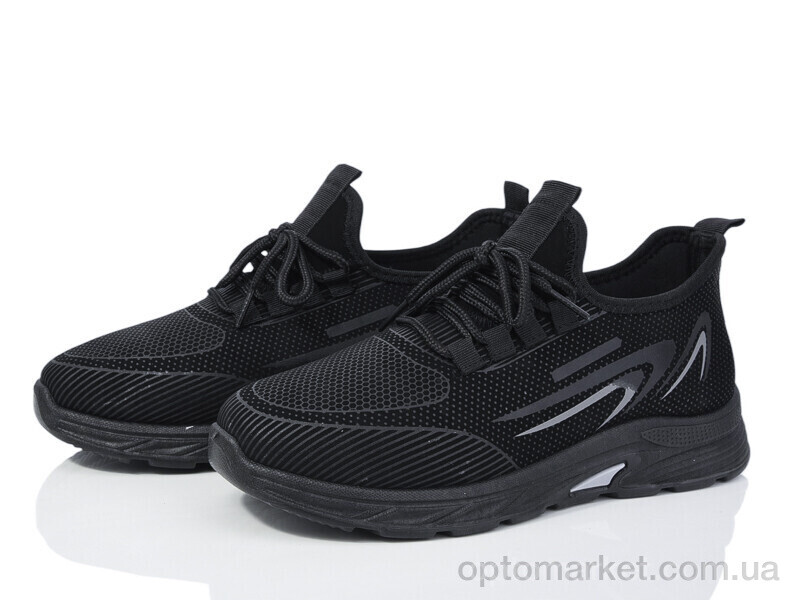 Купить Кросівки жіночі 615-1 LQD чорний, фото 1