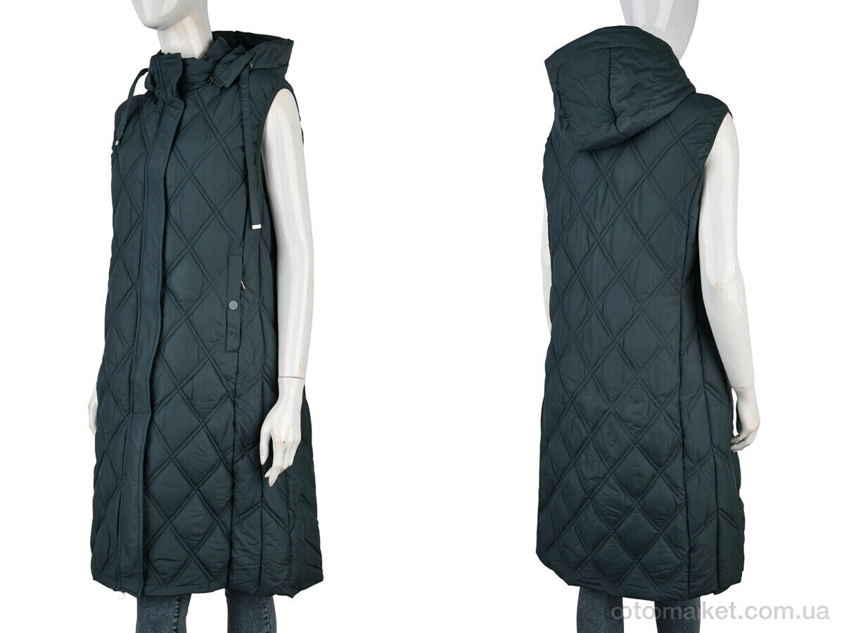 Купить Жилетка жіночі 615 (12125) green XinXianGyun зелений, фото 3